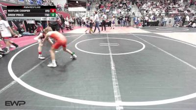 55 lbs Semifinal - Waylon Cooper, Sperry Wrestling Club vs Drew Price, Team Tulsa Wrestling Club