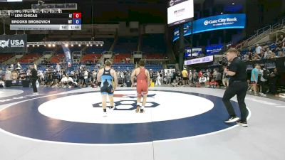 150 lbs Champ. Rd Of 128 - Levi Chicas, Arizona vs Brooks Brosovich, Montana