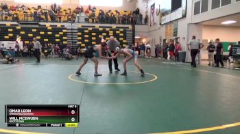 120 lbs Semifinal - Will McEwuen, ROOTSTOWN vs Omar Leon, SPRINGFIELD(Akron)
