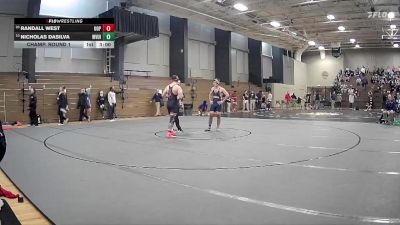 174 lbs Champ. Round 1 - Randall West, University Of Pikeville vs Nicholas DaSilva, West Virginia University Institute Of Technology