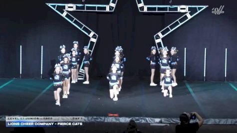 Lions Cheer Company - Fierce Cats [2025 L1.1 Junior - PREP Day 1] 2025 Nation's Choice Grand Nationals