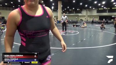 175 lbs Placement (4 Team) - Emma Faszold, Feelin Peachy vs Nora Pena-Corona, TN AAU- Chaos