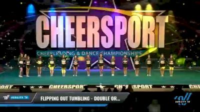 Flipping Out Tumbling - Double or Nothing [2021 L6 Senior Coed - XSmall Day 1] 2021 CHEERSPORT National Cheerleading Championship