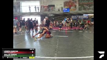 113 lbs Semis & 3rd Wb (16 Team) - Joseph Marcum, Team Rich Habits vs Dallas Owens, MF Purge Black