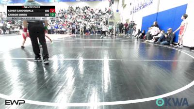 120 lbs Rr Rnd 3 - Asher Lauderdale, Claremore Wrestling Club vs Karson Jones, Claremore Wrestling Club