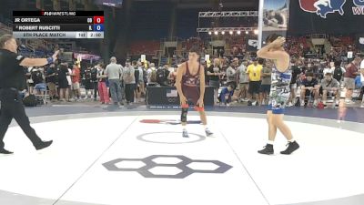 132 lbs 5th Place Match - Jr Ortega, Colorado vs Robert Ruscitti, Illinois
