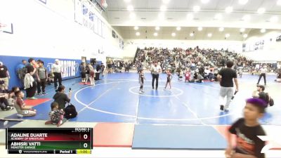 62 lbs Round 3 - Abhisri Vatti, Monster Garage vs Adaline Duarte, Academy Of Wrestling