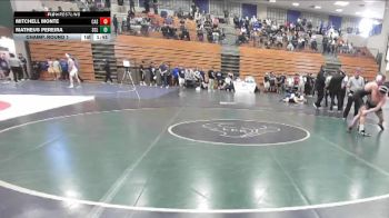165 lbs Champ. Round 1 - Matheus Pereira, San Clemente vs Mitchell Monte, Casteel