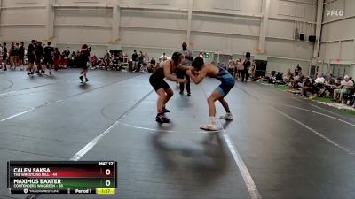 160 lbs Finals (2 Team) - Maximus Baxter, Contenders WA Green vs Calen Saksa, The Wrestling Mill