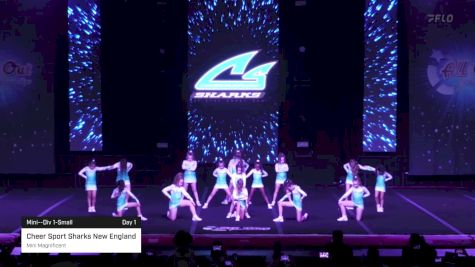 Cheer Sport Sharks New England - Mini Magnificent [2025 Mini--Div 1-Small Day 1] 2025 All Out Grand Nationals
