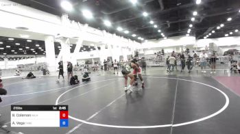 215 lbs Rr Rnd 2 - Braudrick Coleman, Valhalla vs Andrew Vega, Threshold WC