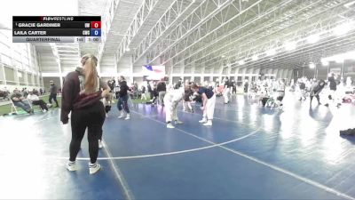 110 lbs Quarterfinal - Gracie Gardiner, Uintah Wrestling vs Laila Carter, Cougars Wrestling Club