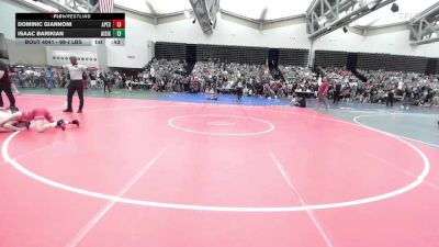 99-J lbs Quarterfinal - Dominic Giannoni, Apex vs Isaac Barikian, All I See Is Gold Academy