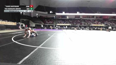 197 lbs Round Of 64 - Dane Hartmann, Jamestown vs Toa Mataafa Grove, Sacramento State