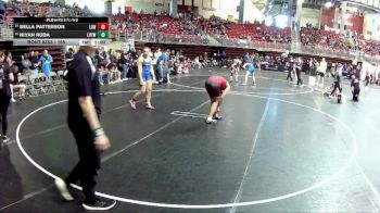 165 lbs Cons. Round 3 - Niyah Ruda, Logan View Youth Wrestling vs Bella Patterson, Lincoln Girls Wrestling