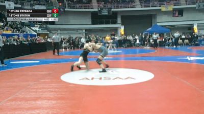 5A 126 lbs 1st Place Match - Stone Staton, Scottsboro vs Ethan Estrada, Corner