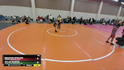 67 lbs Cons. Round 1 - Braxton Ryncarz, Mission Wrestling Club vs Dylan Baisden, Texas Elite Wrestling Club