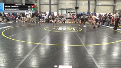 220 lbs Quarterfinal - Kaden Shannon, Scottdale vs Gideon Fasanya, Harrisburg