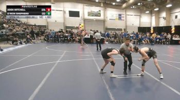 144 lbs Quarterfinals (8 Team) - O`rion Shepherd, Central City vs Aden Mitchell, St. Paul