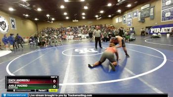 160 lbs Cons. Round 2 - Zach Andreoli, Atascadero vs Juelz Madrid, Sunnyside