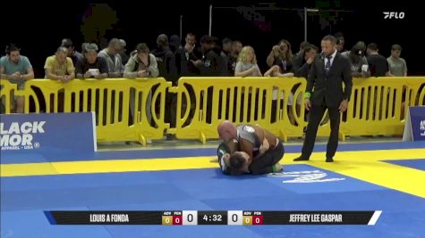 Jeffrey Lee Gaspar vs Louis A Fonda 2025 Pan IBJJF Jiu-Jitsu No-Gi Championship