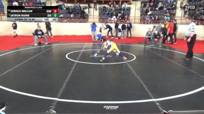 60_B lbs Consi Of 16 #2 - Joshua Mellon, Hempfield Area vs Jayson Rains, Shikellamy