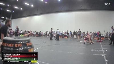 138 lbs Round 2 (6 Team) - Kayden Fogarty, MF Army vs Michael Hedrick, Full Circle Wrestling