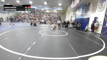 113 lbs Cons. Semi - Joshua Caicedo, Corona vs David Gordon, Peninsula