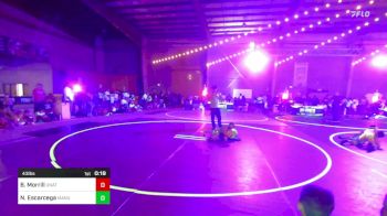 43 lbs Consi Of 4 - Brigston Morrill, Unattached vs Noah Escarcega, Manu WC