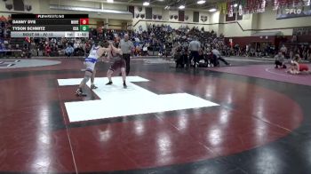 JV-13 lbs Round 2 - Tyson Schmitz, Clear Creek-Amana vs Danny Dye, Mount Vernon