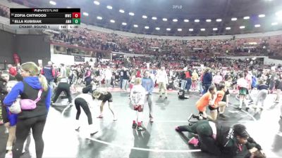 105 lbs Champ. Round 1 - Zofia Chitwood, Mukwonago Wrestling Club vs Ella Kubisiak, Amherst