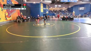 125 lbs Cons. Round 5 - Sophia Holmes, Clayton vs Ophelia Lee, Phillips Academy
