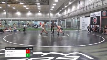 187 lbs Quarterfinal - Omaury Alvarez, TS Fresh vs Aiden Poe, Gorilla Grapplers