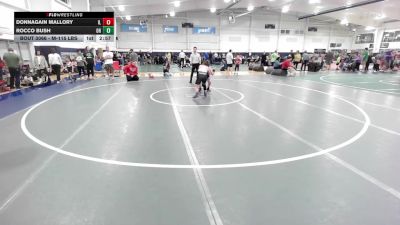M-115 lbs Semifinal - Donnagain Mallory, IL vs Rocco Bush, OH