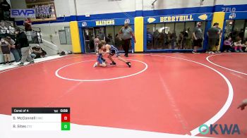 80 lbs Consi Of 4 - Shaune McConnell, Eufaula Ironheads Wrestling Club vs Beau Sites, Chandler Takedown Club