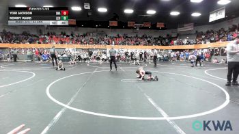 43 lbs Semifinal - Yori Jackson, Shelton Wrestling Academy vs Rowdy Ward, Lexington Wrestling Club