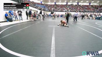 46 lbs Consi Of 8 #1 - Drayson Couch, Del City Little League vs Jericho Williams, Powerhouse