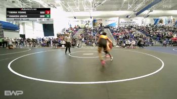 145 lbs Champ. Round 1 - Tierra Young, Manhattan vs Vanasia Union, Shawnee Mission Northwest