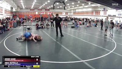 157 lbs Cons. Round 3 - Jesse Gage, Powerhouse Wrestling Club vs Niko Rotella, MWC Wrestling Academy