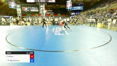 165 lbs Cons 32 #2 - Cael Miller, IL vs David Ogunsanya, IL