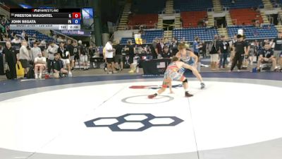 126 lbs Cons. Rd Of 32 - Preston Waughtel, Illinois vs John Segata, Pennsylvania