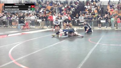 138 lbs Consi Of 8 #1 - Zachary Fondo, Xaverian vs Martin Maroyan, Bedford/AB