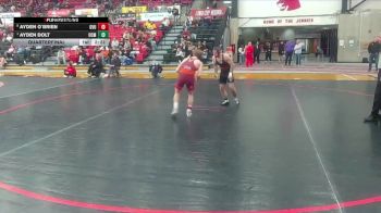 157 lbs Quarterfinal - Ayden Dolt, University Of Central Missouri vs Ayden O`Brien, Grand View
