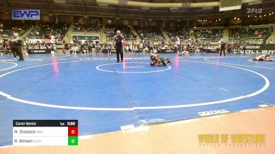 70 lbs Consolation - Nico Distasio, Region Wrestling Academy vs Robert "BJ" Wilson, Alpha Elite, Mi