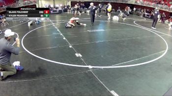 85 lbs Quarterfinal - Blake Folchert, Sutherland Youth Wrestling Club vs Kyler Pearson, IronHawk Wrestling Academy
