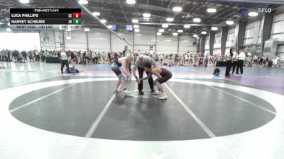 132 lbs Round Of 64 - Luca Phillips, SC vs Harvey Scheuer, SD