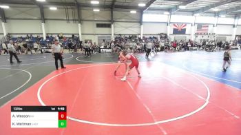 132 lbs Round Of 32 - Adis Wesson, Na vs Kyler Weitman, Eastmark