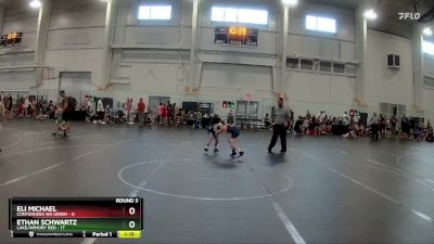 60 lbs Round 3 (6 Team) - Ethan Schwartz, Lake/Armory Red vs Eli Michael, Contenders WA Green