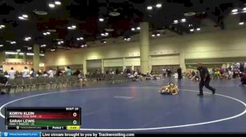 138 lbs Semis & Wb (16 Team) - Sarah Lewis, Iowa T-Wrecks vs Koryn Klein, Nebraska Tidal Wave