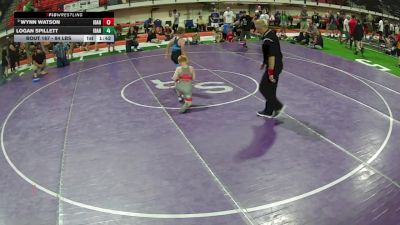 84 lbs Champ. Round 2 - Wynn Watson, Idaho vs Logan Spillett, Idaho